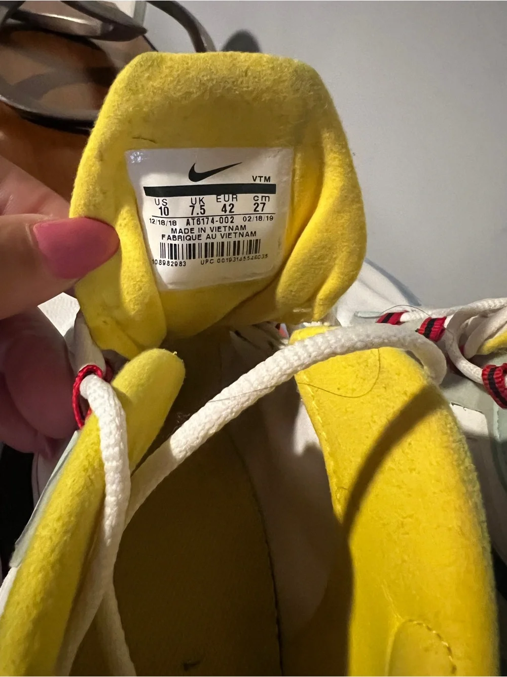 Nike Air Max 270 React Bauhaus (Women's Shoe). Gently Used. Size 10.